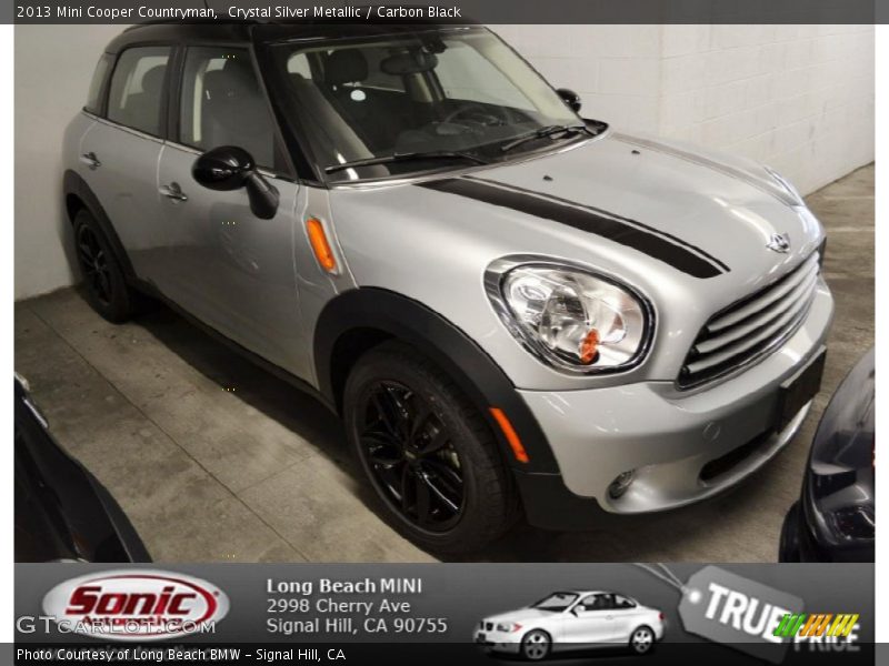 Crystal Silver Metallic / Carbon Black 2013 Mini Cooper Countryman