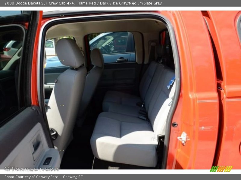 Flame Red / Dark Slate Gray/Medium Slate Gray 2008 Dodge Dakota SLT Crew Cab 4x4