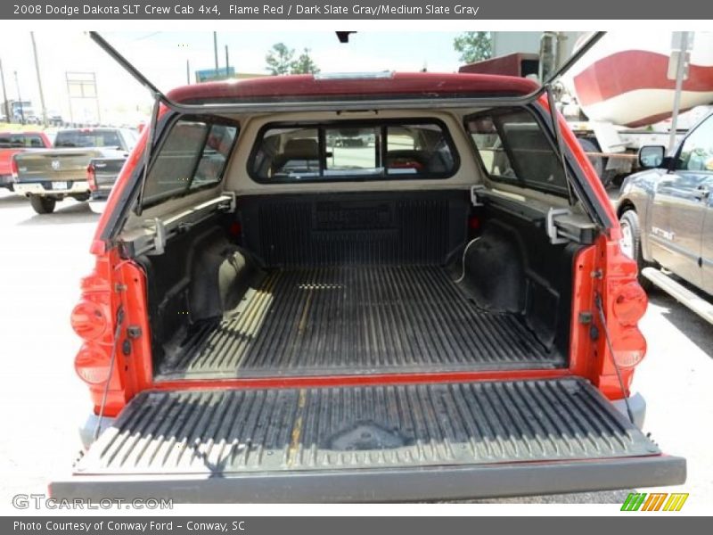 Flame Red / Dark Slate Gray/Medium Slate Gray 2008 Dodge Dakota SLT Crew Cab 4x4