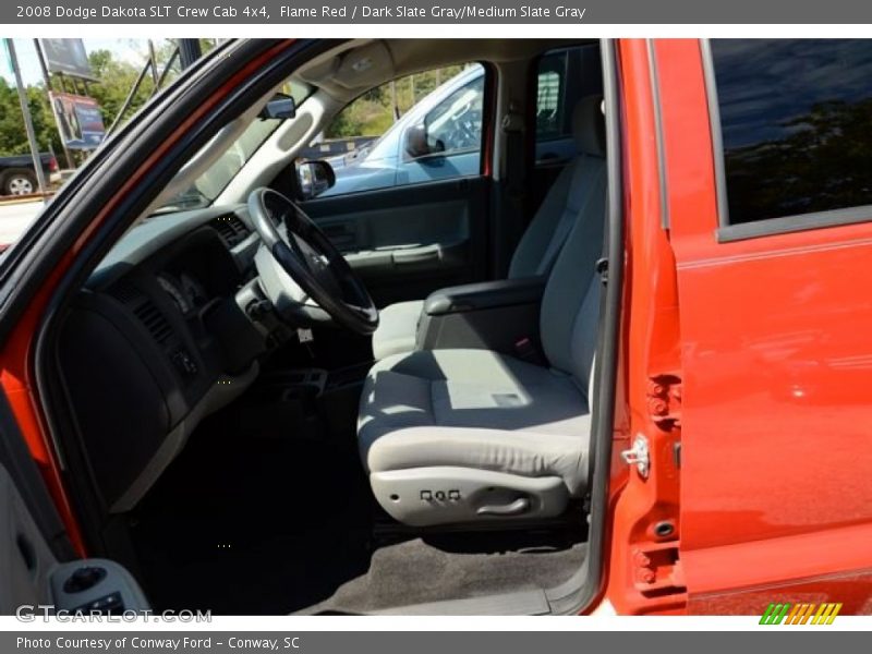Flame Red / Dark Slate Gray/Medium Slate Gray 2008 Dodge Dakota SLT Crew Cab 4x4