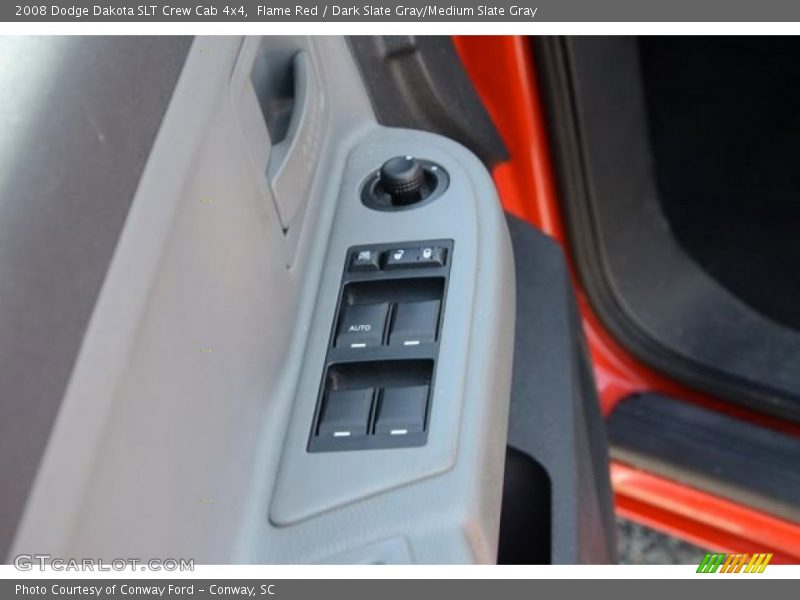 Flame Red / Dark Slate Gray/Medium Slate Gray 2008 Dodge Dakota SLT Crew Cab 4x4