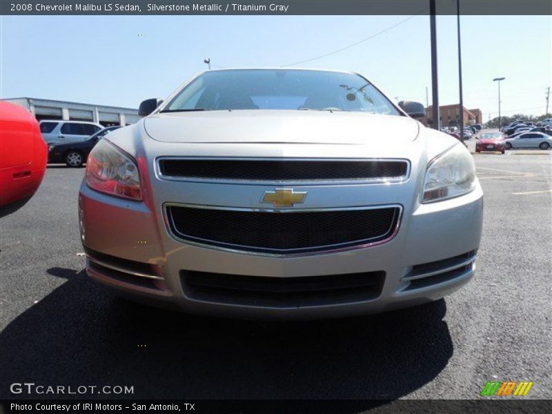 Silverstone Metallic / Titanium Gray 2008 Chevrolet Malibu LS Sedan