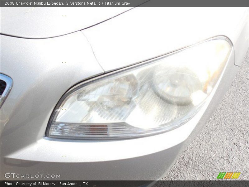 Silverstone Metallic / Titanium Gray 2008 Chevrolet Malibu LS Sedan