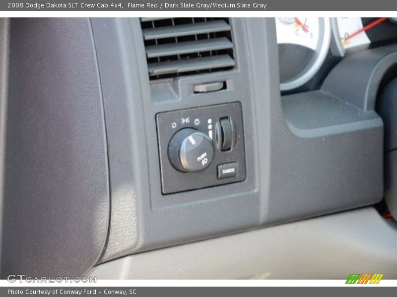 Flame Red / Dark Slate Gray/Medium Slate Gray 2008 Dodge Dakota SLT Crew Cab 4x4