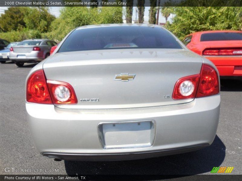 Silverstone Metallic / Titanium Gray 2008 Chevrolet Malibu LS Sedan