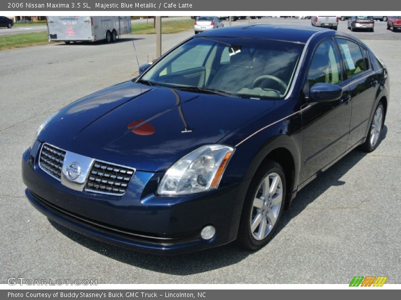 Majestic Blue Metallic / Cafe Latte 2006 Nissan Maxima 3.5 SL
