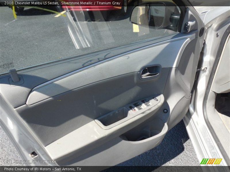 Silverstone Metallic / Titanium Gray 2008 Chevrolet Malibu LS Sedan