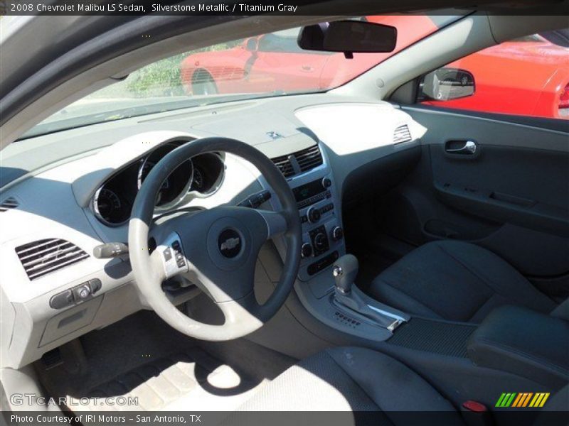 Silverstone Metallic / Titanium Gray 2008 Chevrolet Malibu LS Sedan
