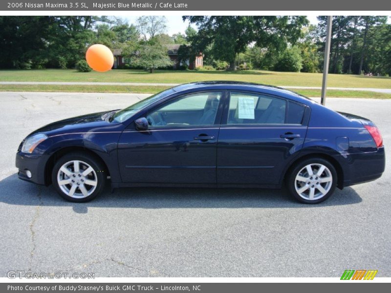 Majestic Blue Metallic / Cafe Latte 2006 Nissan Maxima 3.5 SL