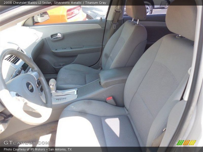 Silverstone Metallic / Titanium Gray 2008 Chevrolet Malibu LS Sedan