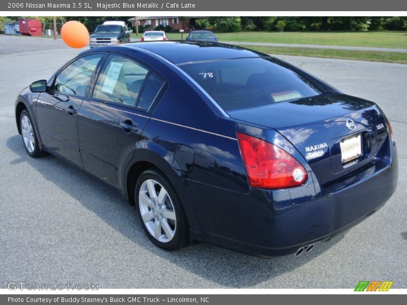 Majestic Blue Metallic / Cafe Latte 2006 Nissan Maxima 3.5 SL
