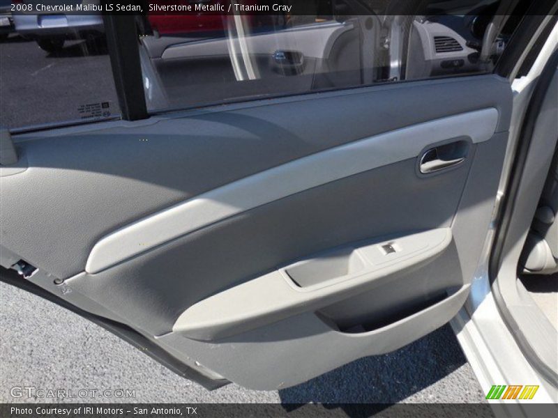 Silverstone Metallic / Titanium Gray 2008 Chevrolet Malibu LS Sedan