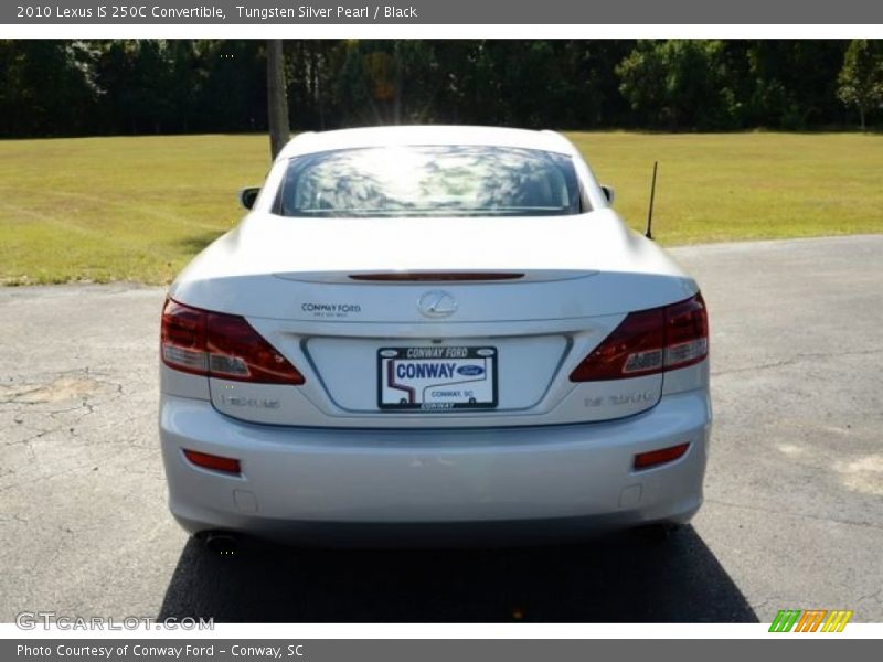 Tungsten Silver Pearl / Black 2010 Lexus IS 250C Convertible