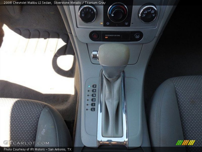 Silverstone Metallic / Titanium Gray 2008 Chevrolet Malibu LS Sedan