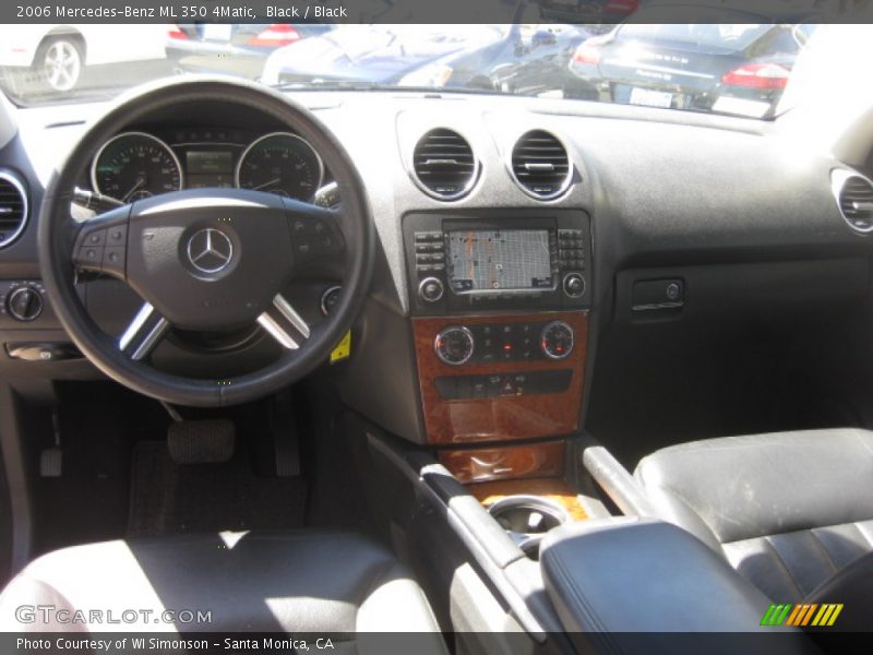 Black / Black 2006 Mercedes-Benz ML 350 4Matic