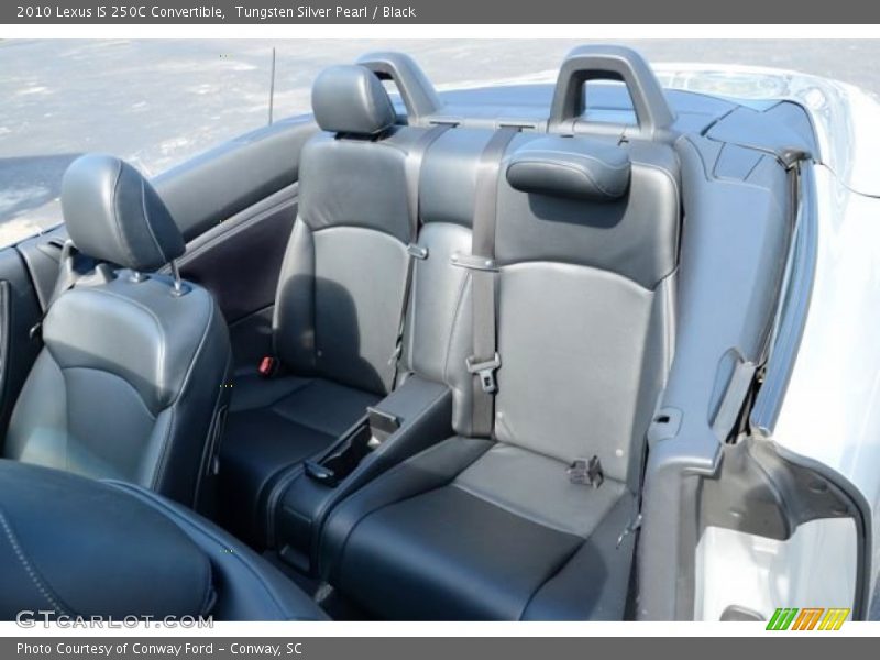 Tungsten Silver Pearl / Black 2010 Lexus IS 250C Convertible