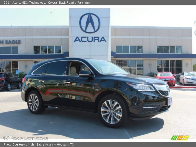Crystal Black Pearl / Parchment 2014 Acura MDX Technology