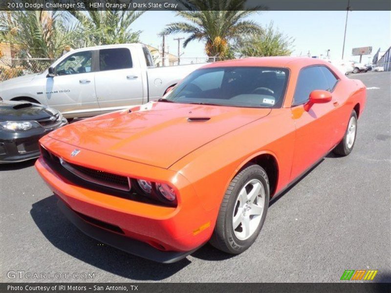 HEMI Orange / Dark Slate Gray 2010 Dodge Challenger SE