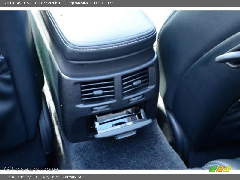 Tungsten Silver Pearl / Black 2010 Lexus IS 250C Convertible