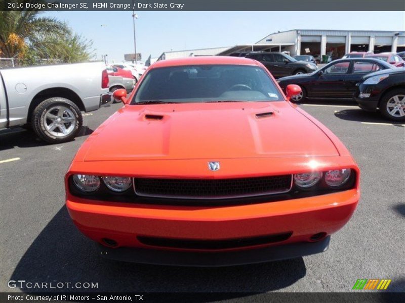 HEMI Orange / Dark Slate Gray 2010 Dodge Challenger SE