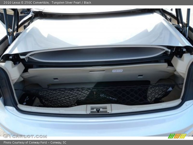Tungsten Silver Pearl / Black 2010 Lexus IS 250C Convertible