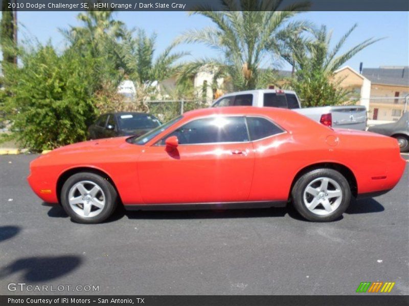 HEMI Orange / Dark Slate Gray 2010 Dodge Challenger SE