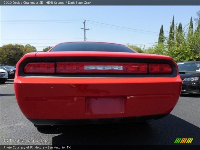 HEMI Orange / Dark Slate Gray 2010 Dodge Challenger SE