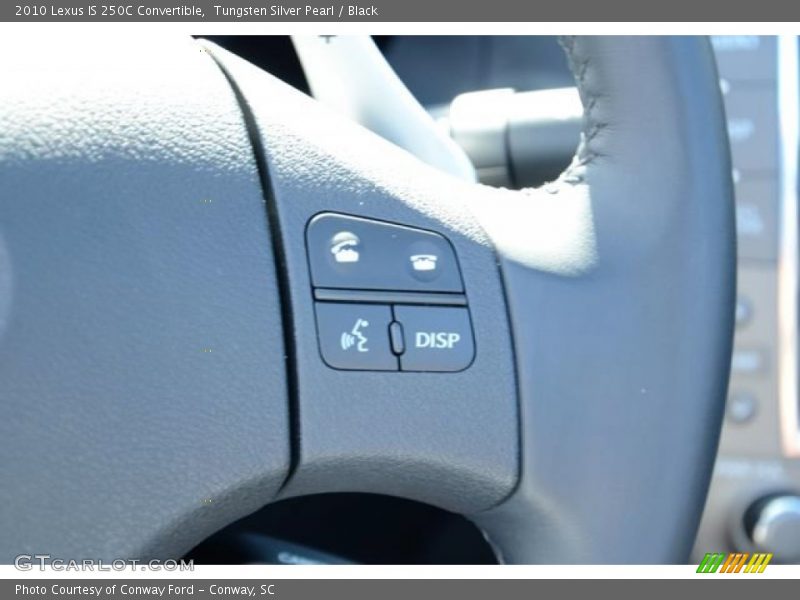 Tungsten Silver Pearl / Black 2010 Lexus IS 250C Convertible