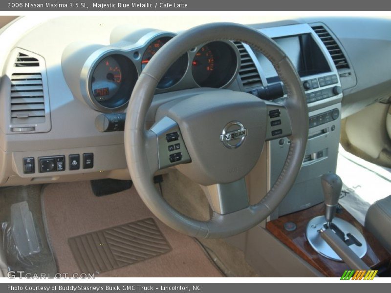 Majestic Blue Metallic / Cafe Latte 2006 Nissan Maxima 3.5 SL