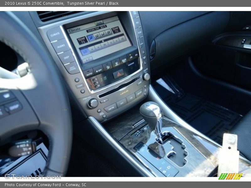 Tungsten Silver Pearl / Black 2010 Lexus IS 250C Convertible