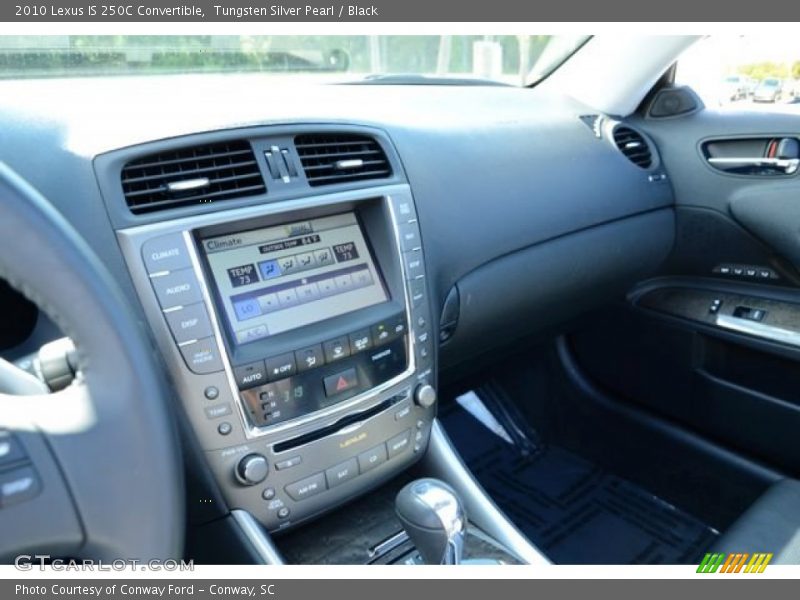 Tungsten Silver Pearl / Black 2010 Lexus IS 250C Convertible