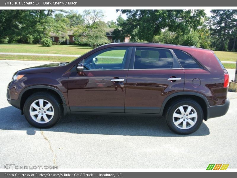Dark Cherry / Black 2013 Kia Sorento LX