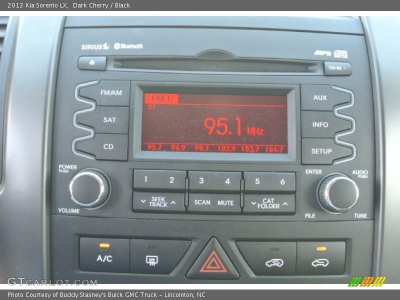 Dark Cherry / Black 2013 Kia Sorento LX