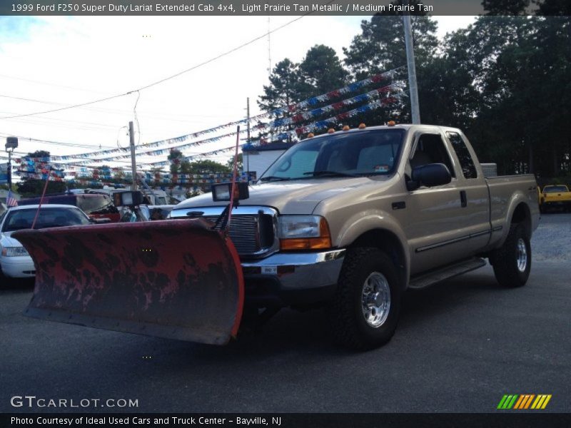 Light Prairie Tan Metallic / Medium Prairie Tan 1999 Ford F250 Super Duty Lariat Extended Cab 4x4