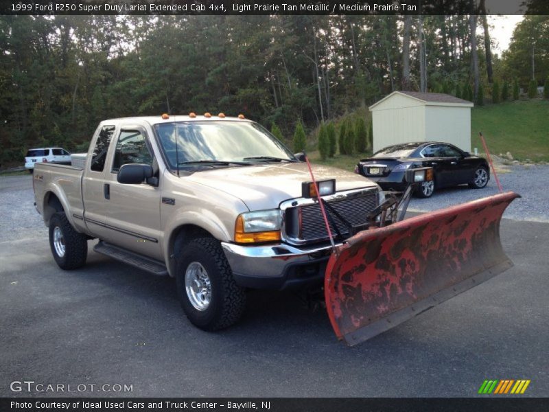 Light Prairie Tan Metallic / Medium Prairie Tan 1999 Ford F250 Super Duty Lariat Extended Cab 4x4