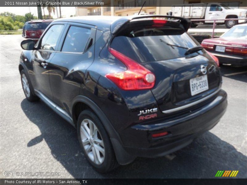 Graphite Blue / Black/Silver Trim 2011 Nissan Juke SV