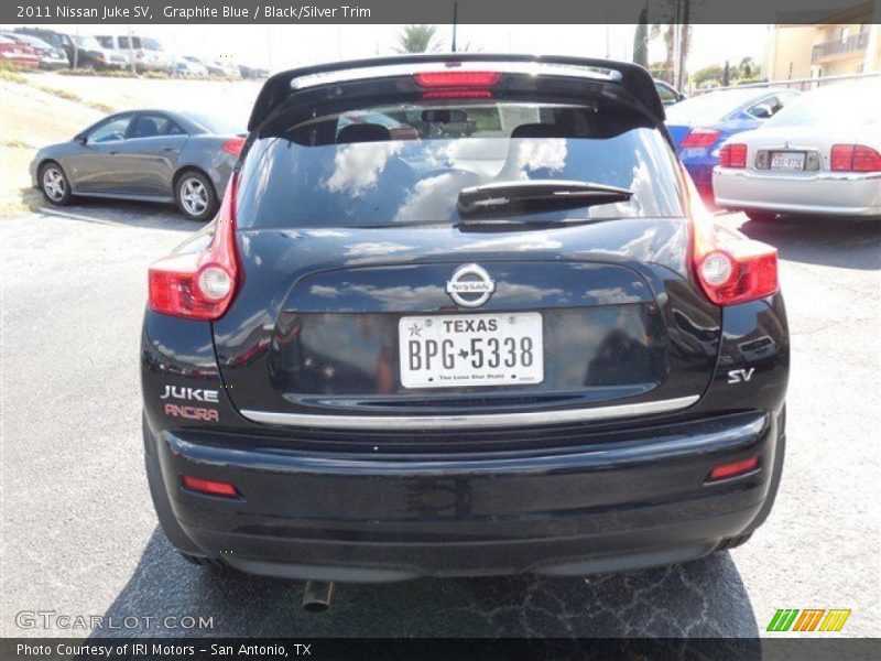 Graphite Blue / Black/Silver Trim 2011 Nissan Juke SV