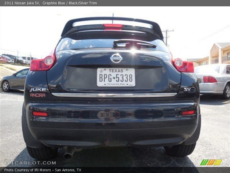 Graphite Blue / Black/Silver Trim 2011 Nissan Juke SV