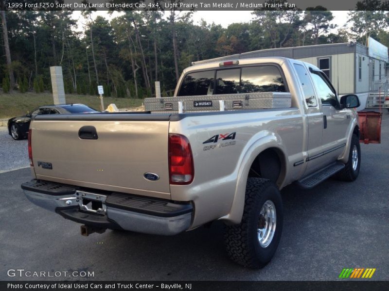 Light Prairie Tan Metallic / Medium Prairie Tan 1999 Ford F250 Super Duty Lariat Extended Cab 4x4