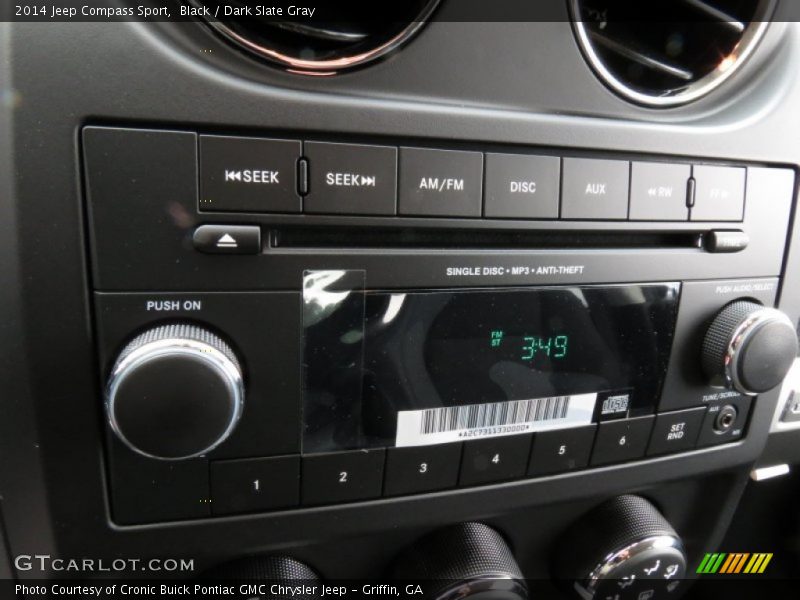 Black / Dark Slate Gray 2014 Jeep Compass Sport