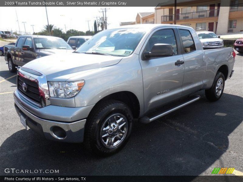 Silver Sky Metallic / Graphite Gray 2009 Toyota Tundra Double Cab