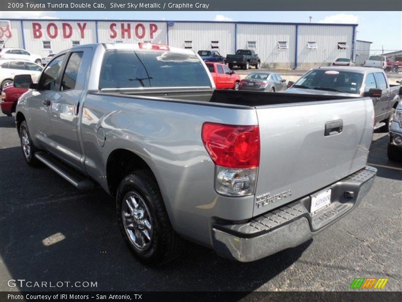 Silver Sky Metallic / Graphite Gray 2009 Toyota Tundra Double Cab
