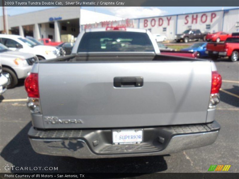 Silver Sky Metallic / Graphite Gray 2009 Toyota Tundra Double Cab