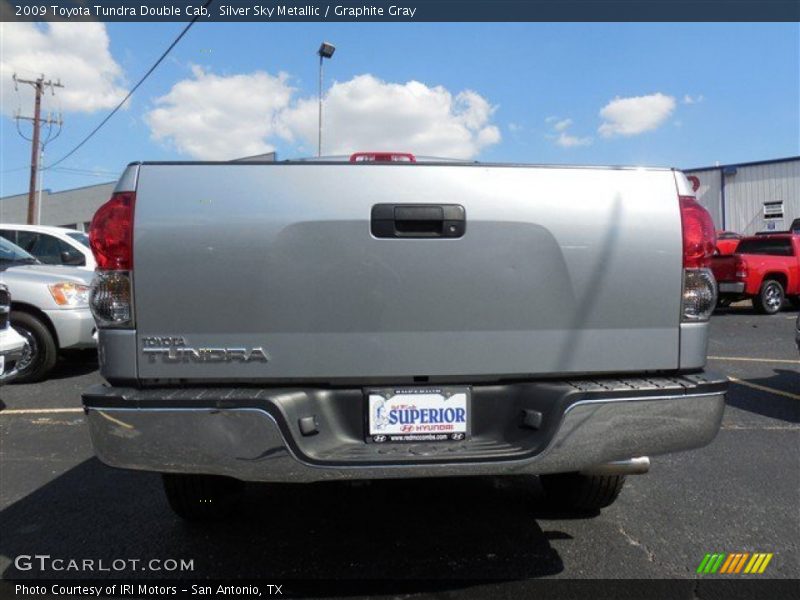 Silver Sky Metallic / Graphite Gray 2009 Toyota Tundra Double Cab