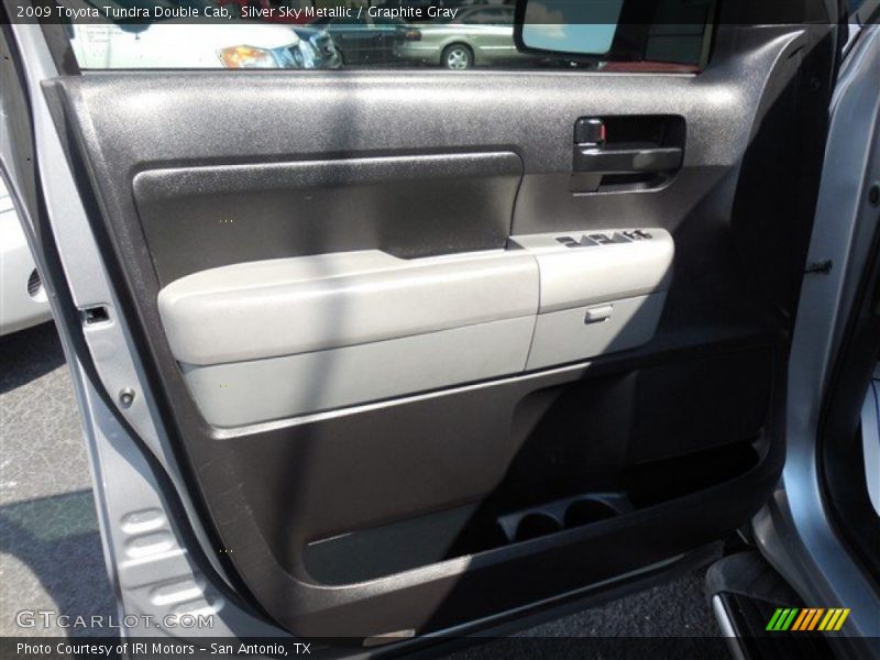 Silver Sky Metallic / Graphite Gray 2009 Toyota Tundra Double Cab
