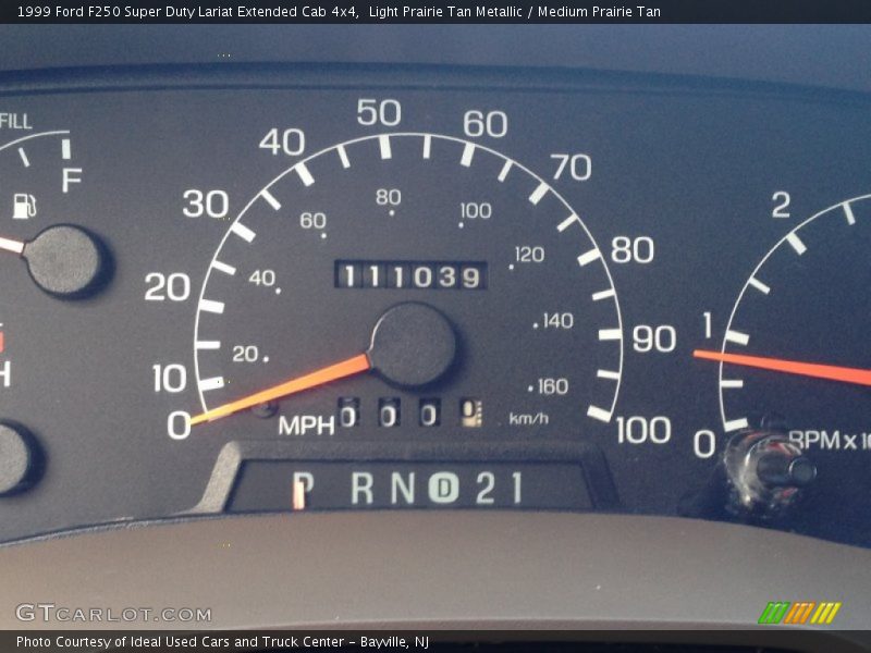 Light Prairie Tan Metallic / Medium Prairie Tan 1999 Ford F250 Super Duty Lariat Extended Cab 4x4