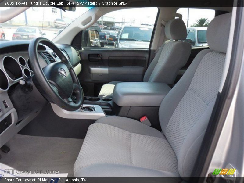 Silver Sky Metallic / Graphite Gray 2009 Toyota Tundra Double Cab