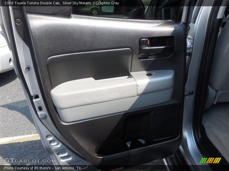 Silver Sky Metallic / Graphite Gray 2009 Toyota Tundra Double Cab