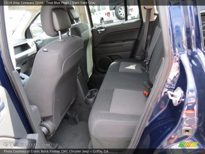 True Blue Pearl / Dark Slate Gray 2014 Jeep Compass Sport