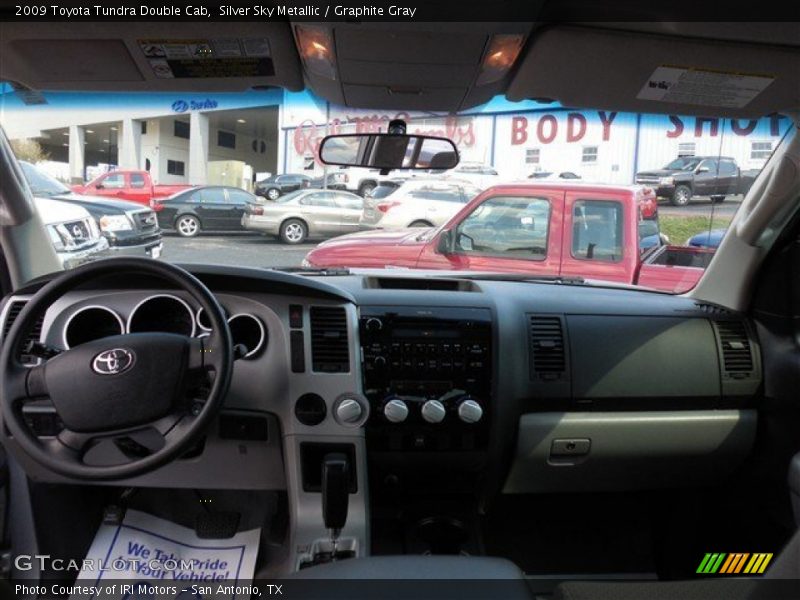 Silver Sky Metallic / Graphite Gray 2009 Toyota Tundra Double Cab